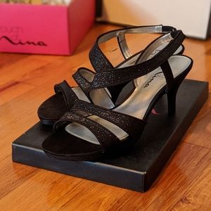 Brand new Black low heels touch of Nina